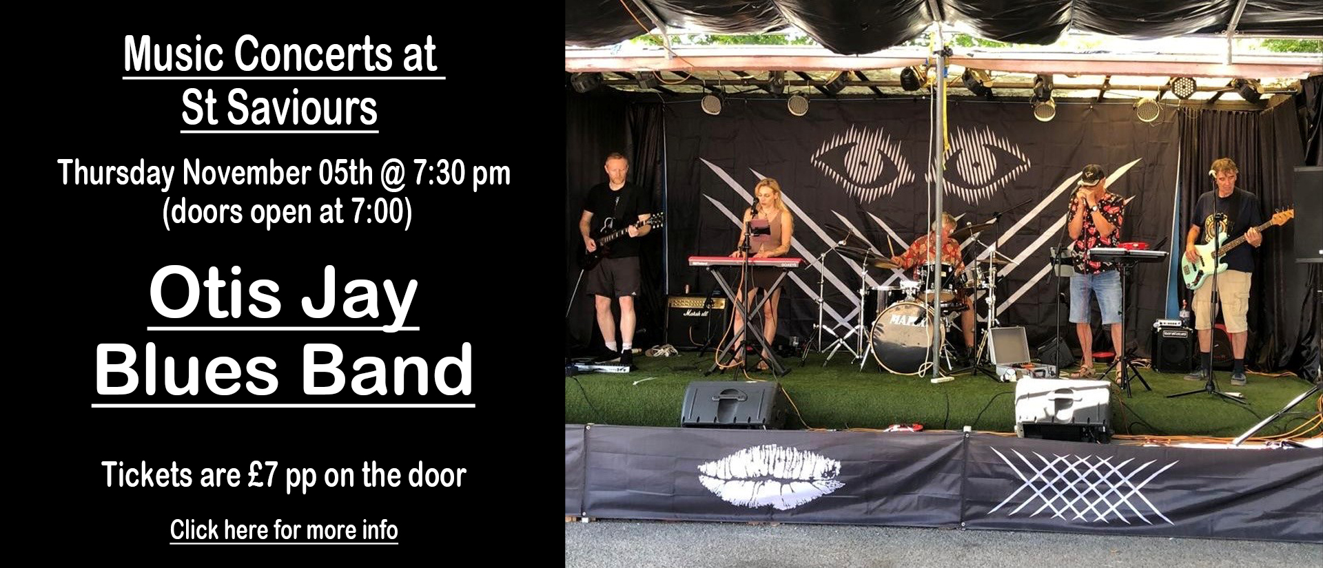 Otis Jay Blues Band Homepage Ad